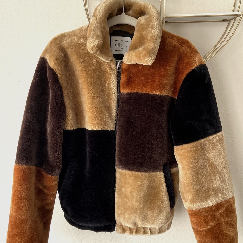 Faux fur jacket